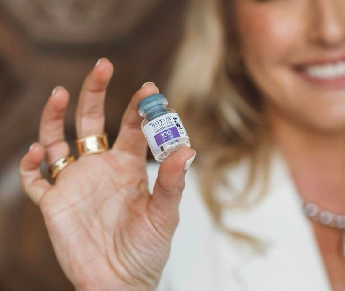 Nurse holding Botox vial